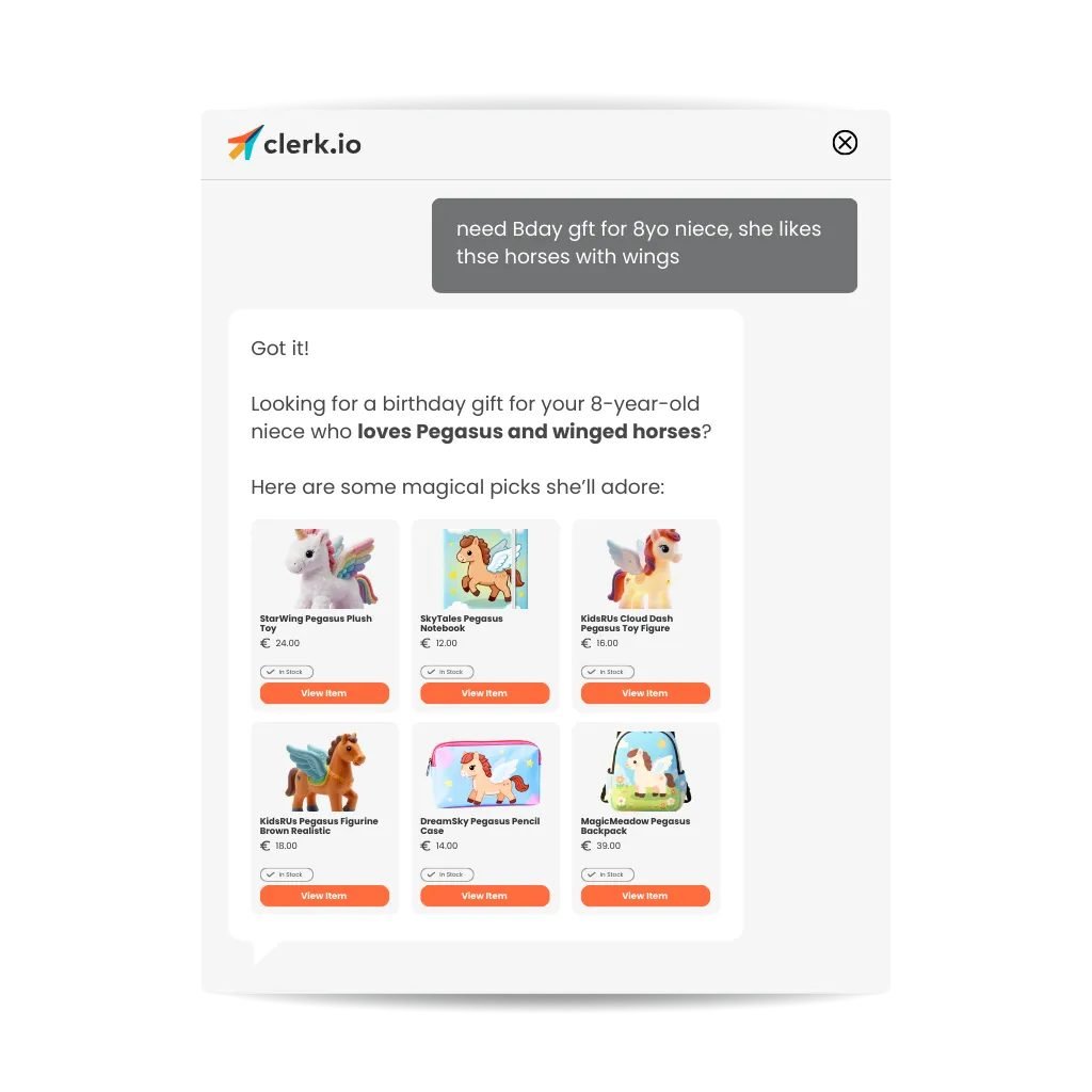 Clerk.io project by Lejla Koskinen